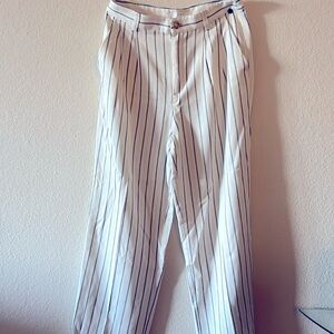LOFT women Pants - Cream and Navy